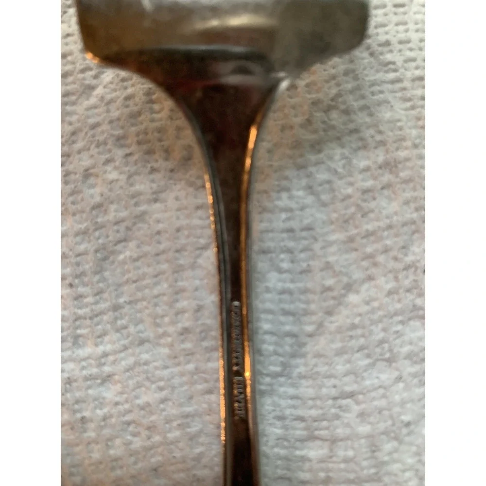 Vintage Oneida Community Silver Plate Sheraton Large Serving Fork 8 1/2''
